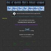Bay of Quinte Men's Soccer League